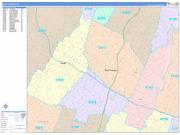 East Orange Wall Map Color Cast Style 2022